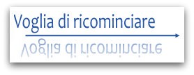 Bottone voglia di ricominciare