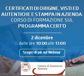 Webinar 2 dicembre 2020 Certo Webinar 2 dicembre 2020 Certo