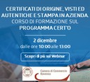Webinar 2 dicembre 2020 Certo