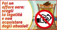 Campagna 2014 contro abusivismo commerciale Campagna 2014 contro abusivismo commerciale