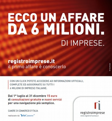 Banner promozione Registro Imprese Banner promozione Registro Imprese