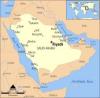 Carta geografica dell'Arabia Saudia