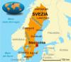 Mappa della Svezia